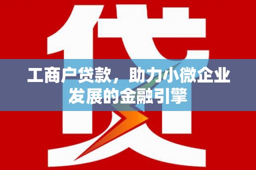 宁明工商户贷款，助力小微企业发展的金融引擎
