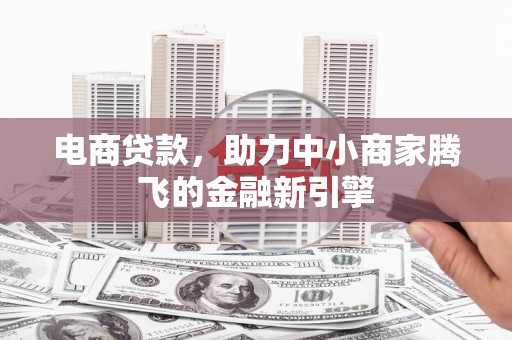 洛扎电商贷款，助力中小商家腾飞的金融新引擎