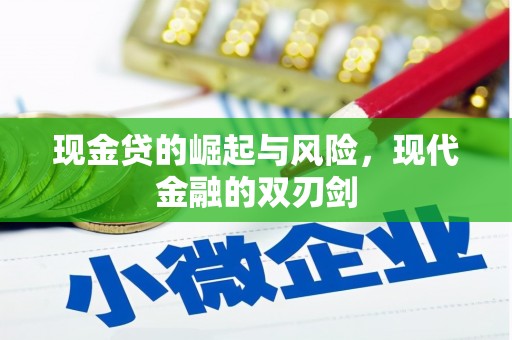 高埗现金贷的崛起与风险，现代金融的双刃剑