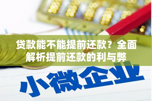 头份贷款能不能提前还款？全面解析提前还款的利与弊