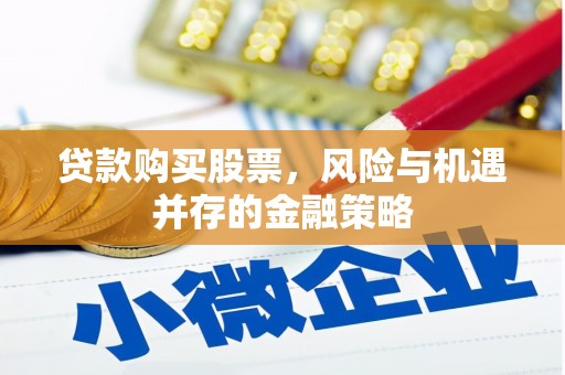 芦洲贷款购买股票，风险与机遇并存的金融策略