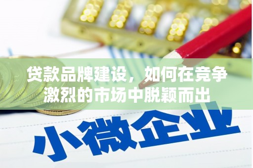 米脂贷款品牌建设，如何在竞争激烈的市场中脱颖而出