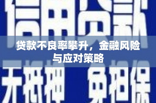翁牛特旗贷款不良率攀升，金融风险与应对策略