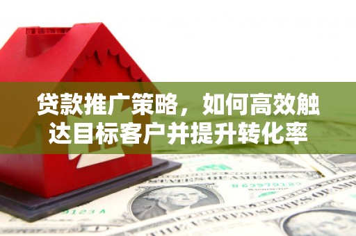 新乐贷款推广策略，如何高效触达目标客户并提升转化率