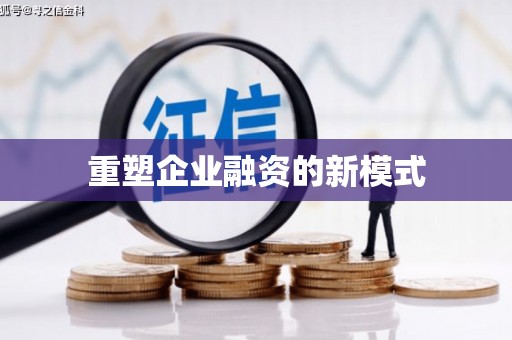 凤林重塑企业融资的新模式