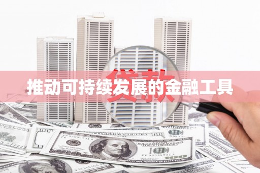 正蓝旗推动可持续发展的金融工具